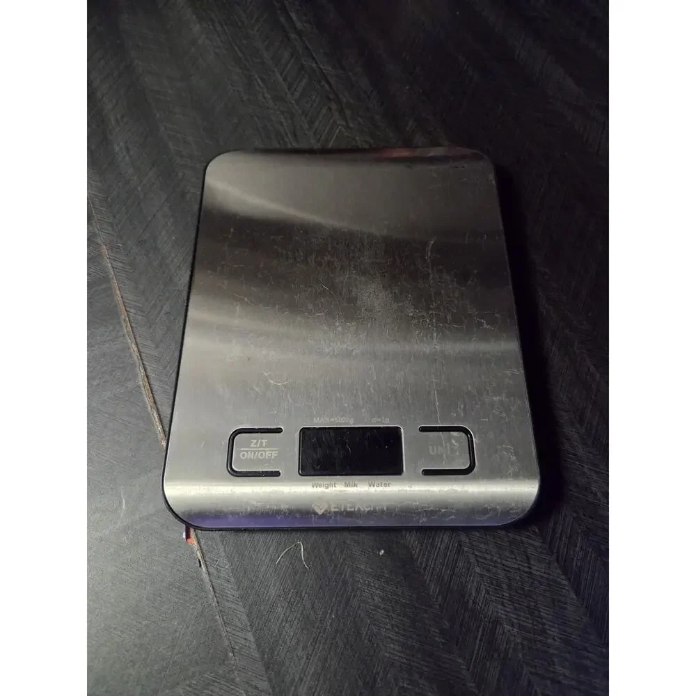 Etekcity Digital Kitchen Scale Stainless Steel Silver w/ LCD Display Tare/Unit